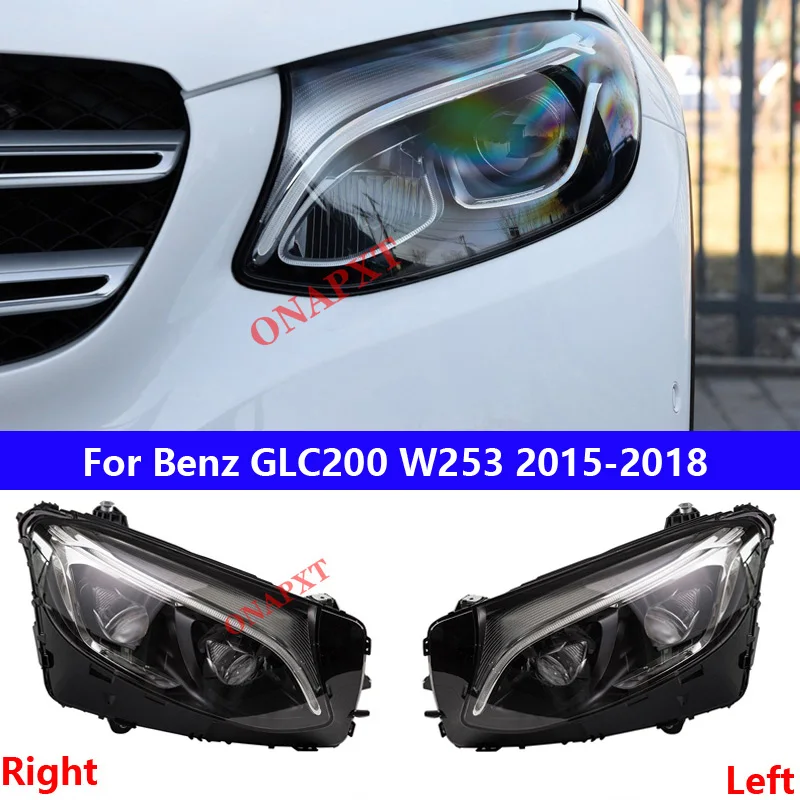 

Car Front LED Headlight Assembly For Benz GLC200 W253 2015-2018 Daytime Running Lamp Head Lamp Turn Signal Flashlight