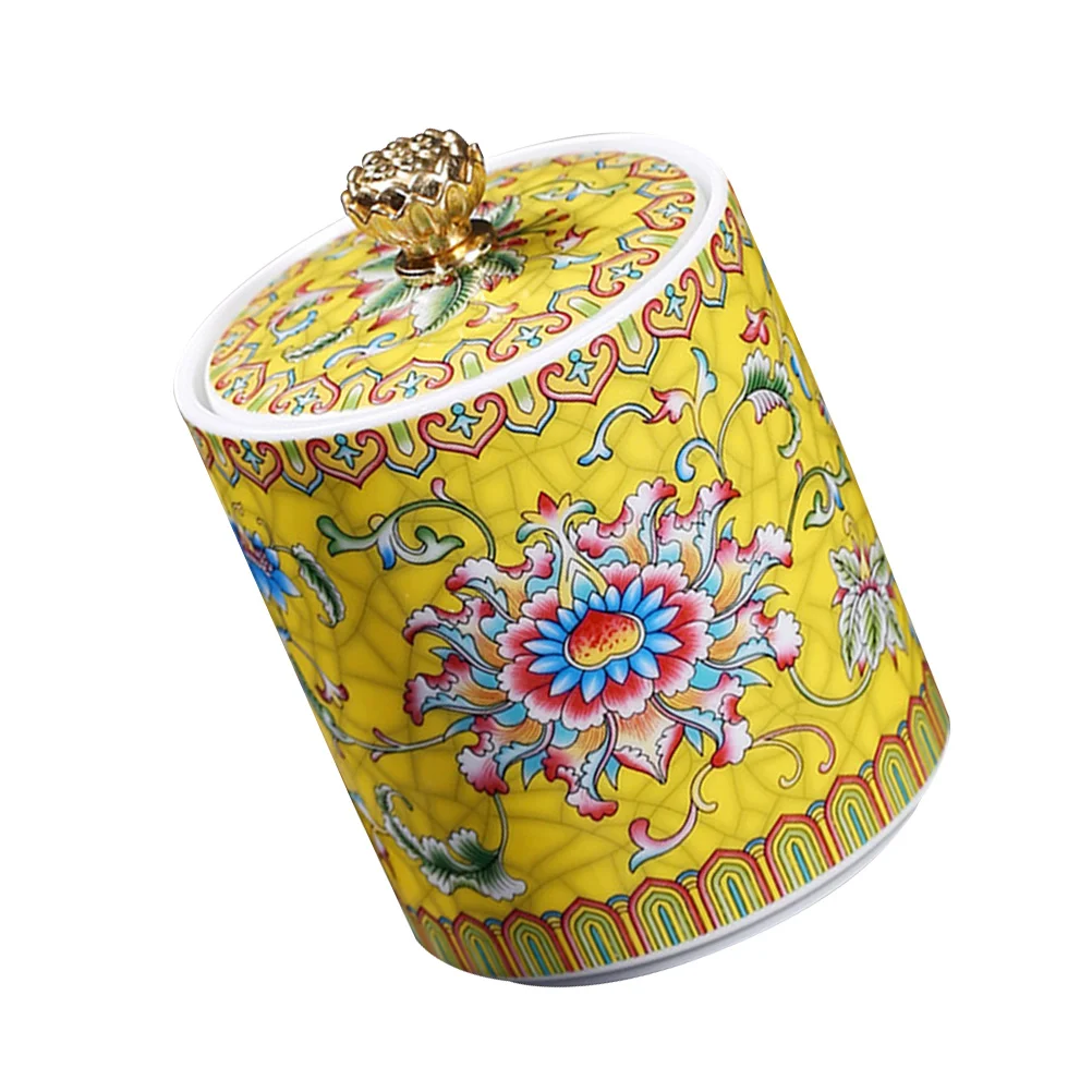 Tea Storage Container Tea Leaves Pot Household Ceramic Tea leaf Storage