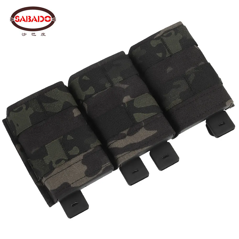 

Tactical Triple Midlength 5.56 M4 KYWI Magazine Pouch Kydex Wedge Insert Open Malice Belt Strap Clip Hunting Airsoft Accessories