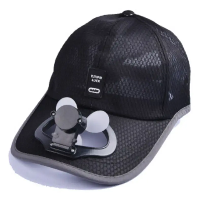Casquette Ventilée Solaire Avec Batterie Et Charge USB – Chapeau Rafraîchissant Pour L'été, Hommes Et Femmes
