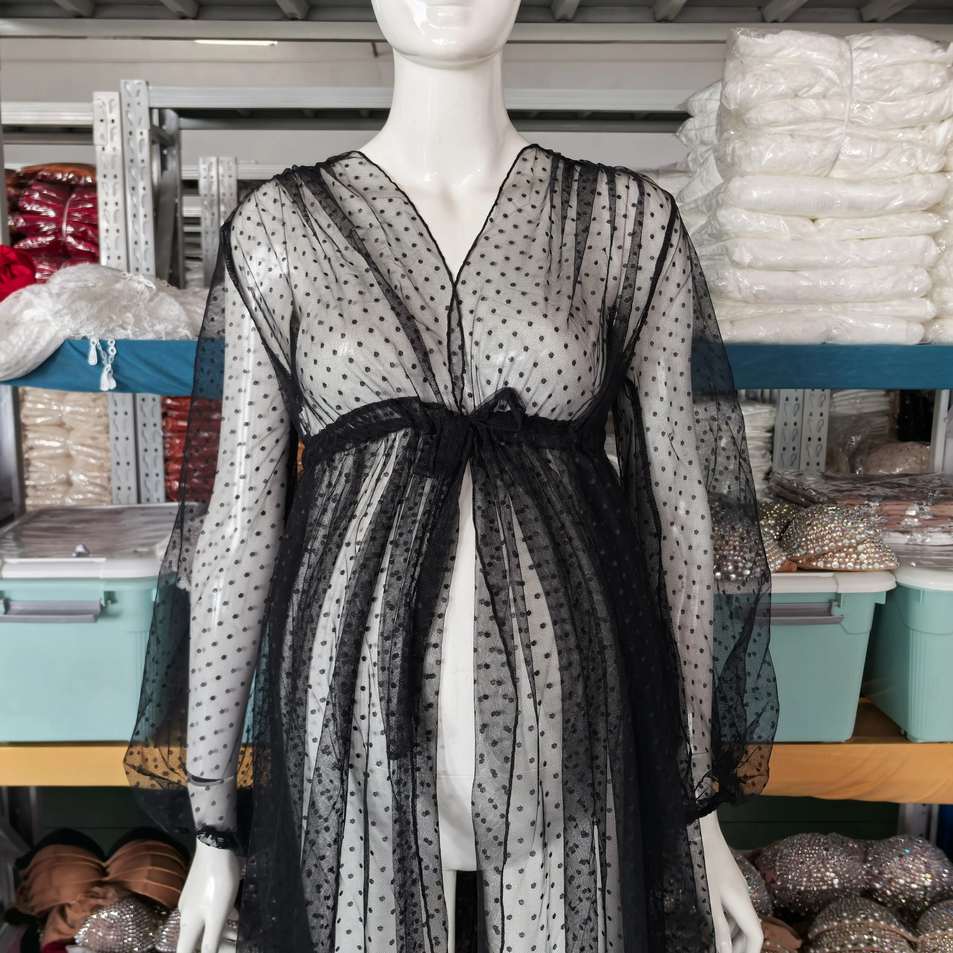 Kari Maternity Photography Props Long Dress 5