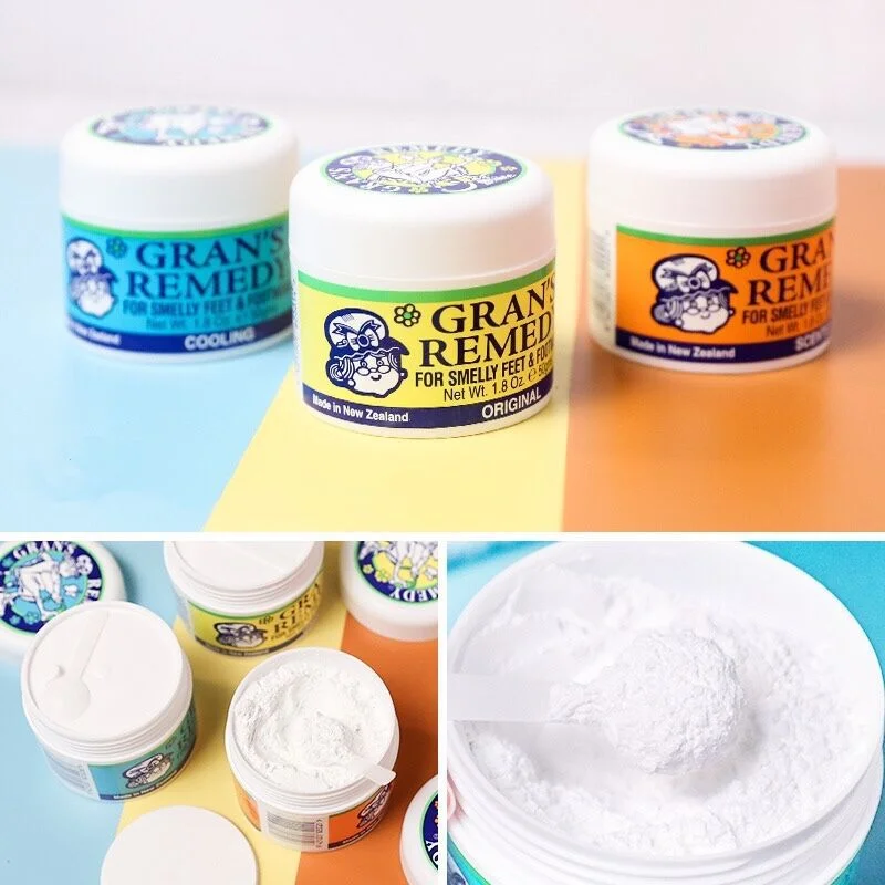 Grans Remedy Foot Powder for Smelly Feet and Footwear 35g