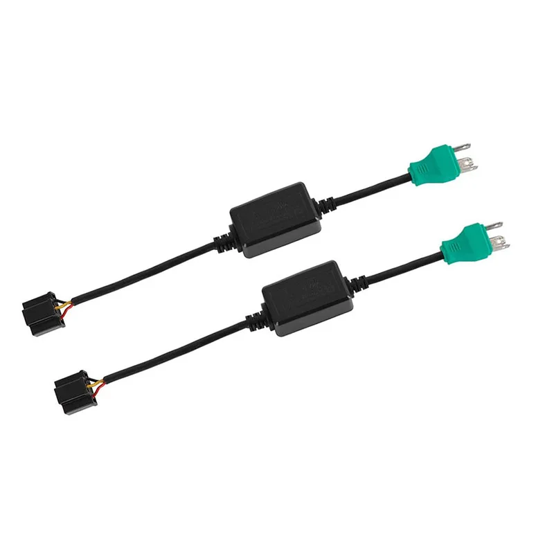

H4 светодиодный фара Canbus Анти мерцание ошибка H4 9003 HB2 P43T декодер резистор для Jeep/Dodge/Ford/Toyota/Audi/Honda