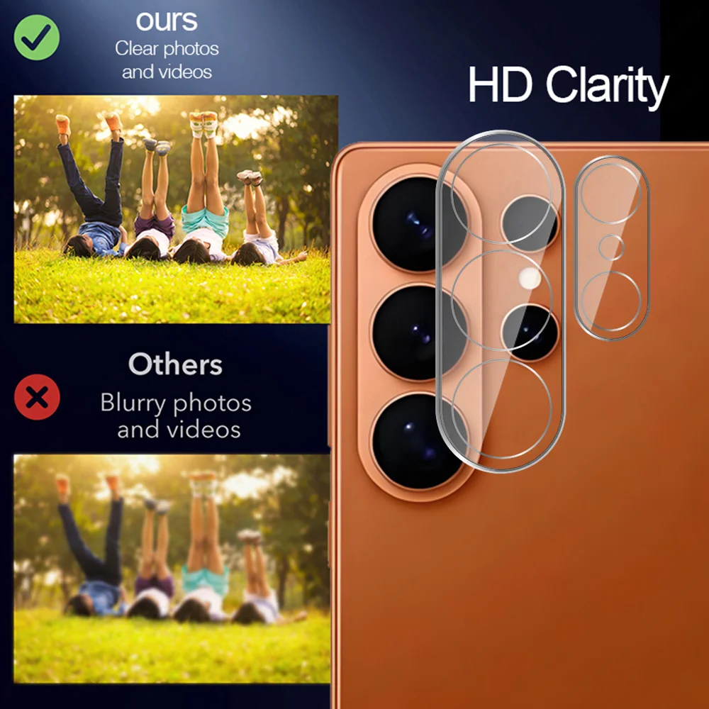 3D HD Camera Lens Protector - Premium Protective Glass for Samsung Galaxy Series