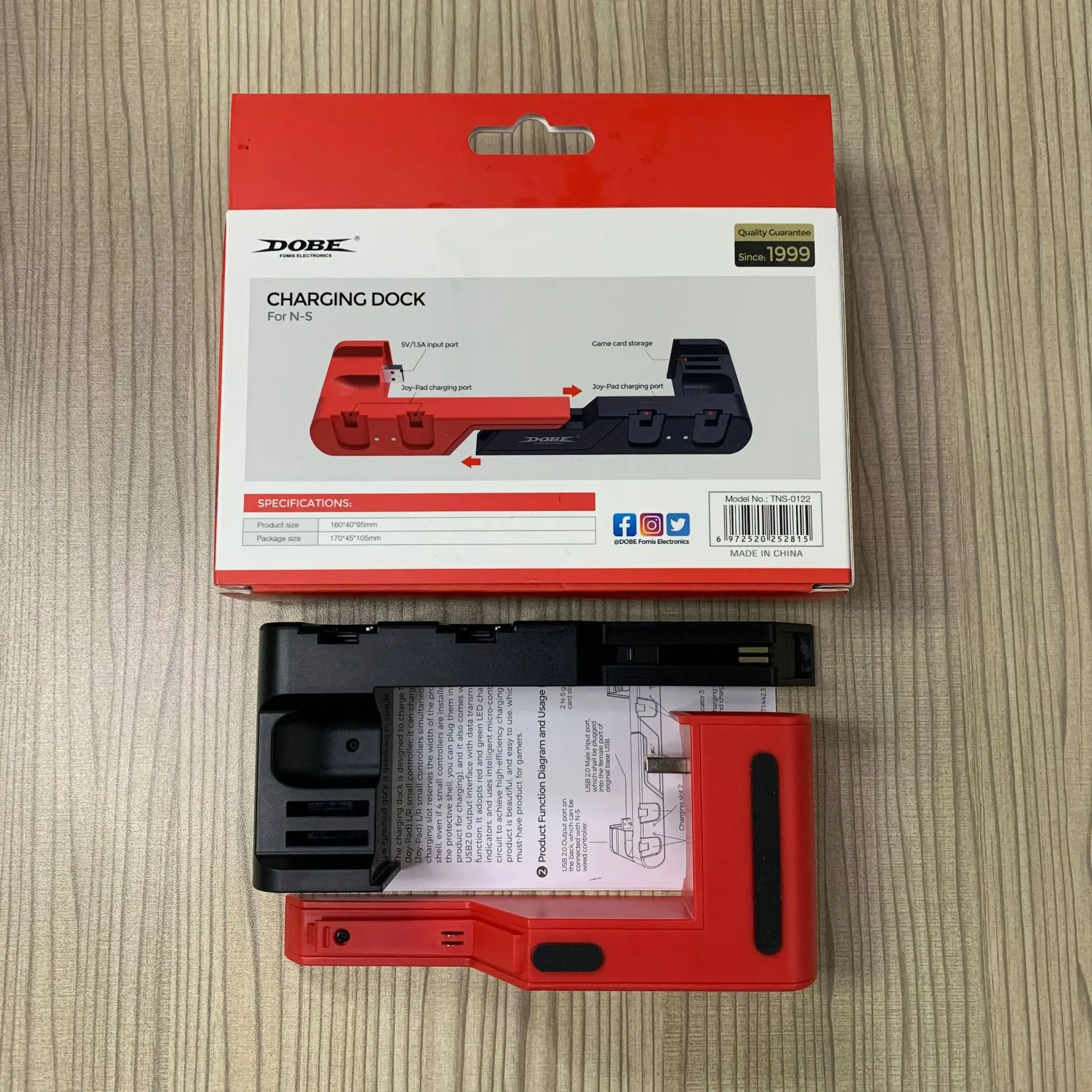 Multifunction 6 in 1 Charging Dock For Switch Console Gamepad Charger Stand For Switch Joypad