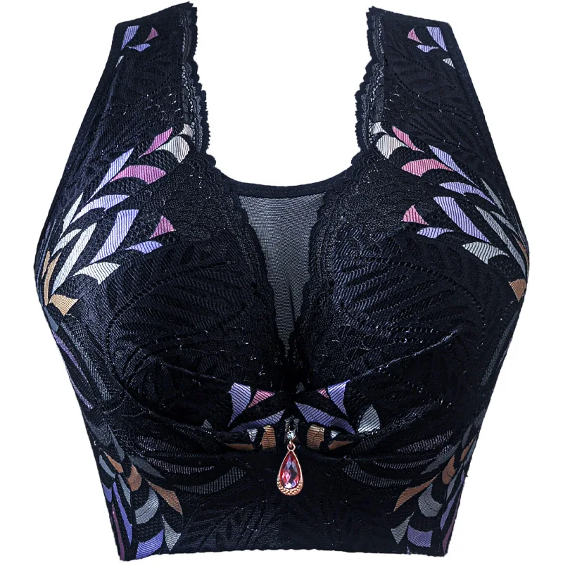 Large Cup Bras for Women  Strapless Bra Plus Size Bra Resistant and Anti Slip Women's Underwear Pendant Bralette Lace Lingerie