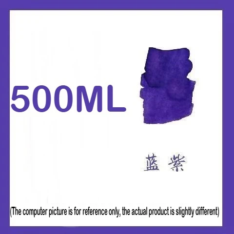 Vibrant 24-Color Fountain Pen Ink Set - 500/50ml Bottled Ink Refill for Writing and Stationery