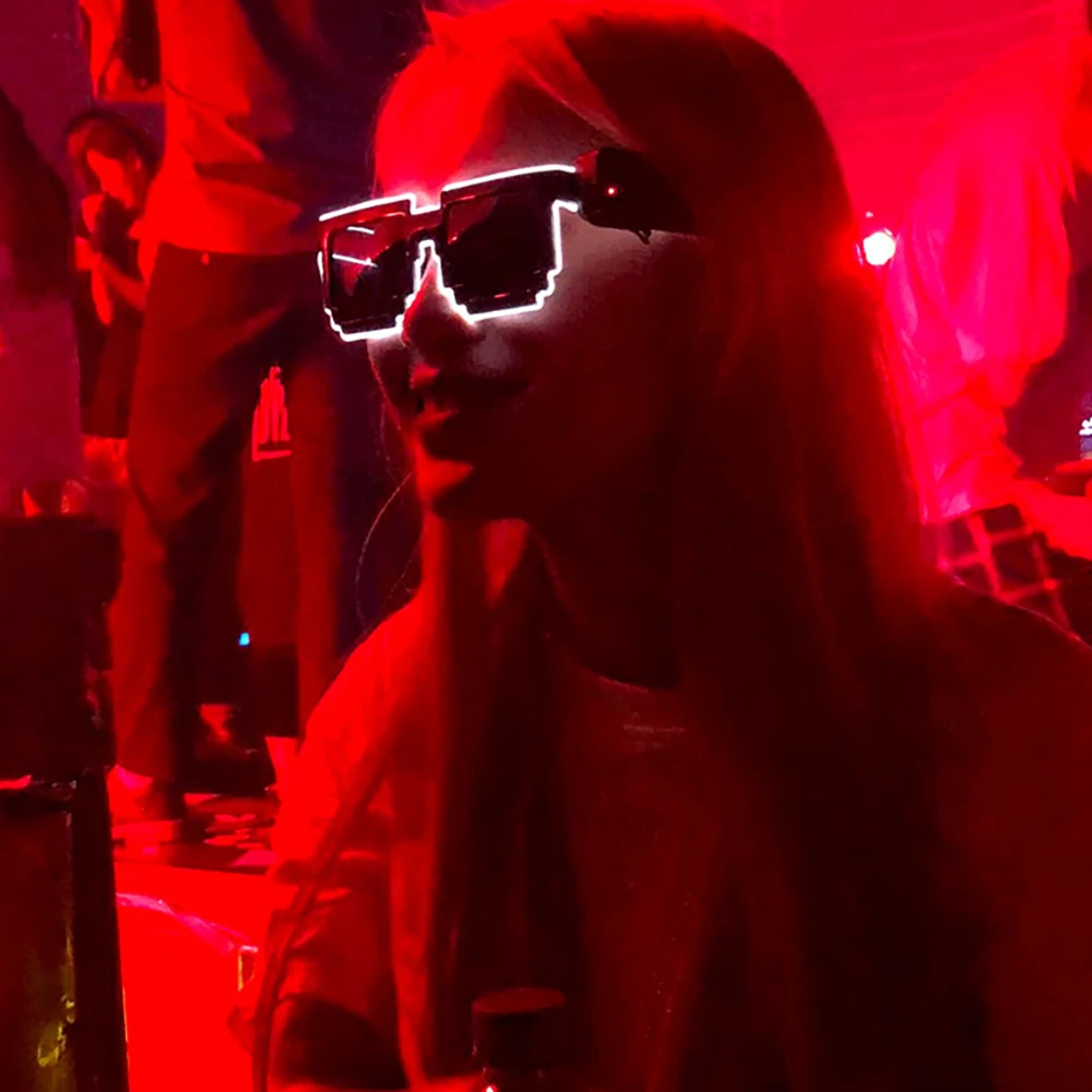Radiant Glow LED Glasses – Neon Lights Party Accessories