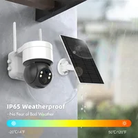 Tuya SmartLife WiFi/4G carte Sim 3MP WiFi batterie suivi de mouvement solaire détecter humain couleur Vision nocturne caméra de vidéosurveillance PTZ extérieure 6