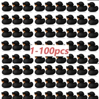 1-100pcs Black Mini Rubber Ducks in Bulk with Sunglasses Duck Gifts Mini Bath Ducks Small Duck Float Pool Ducks Bulk Toys