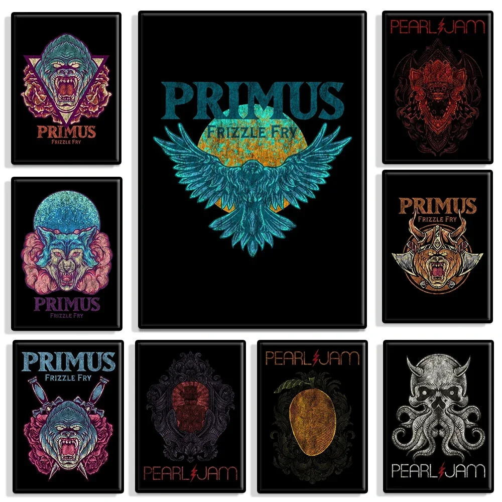 Rainbow Metal Band Popular Songs in Europe and America Posters and Prints Canvas Painting Wall Art Pictures Home Decoration