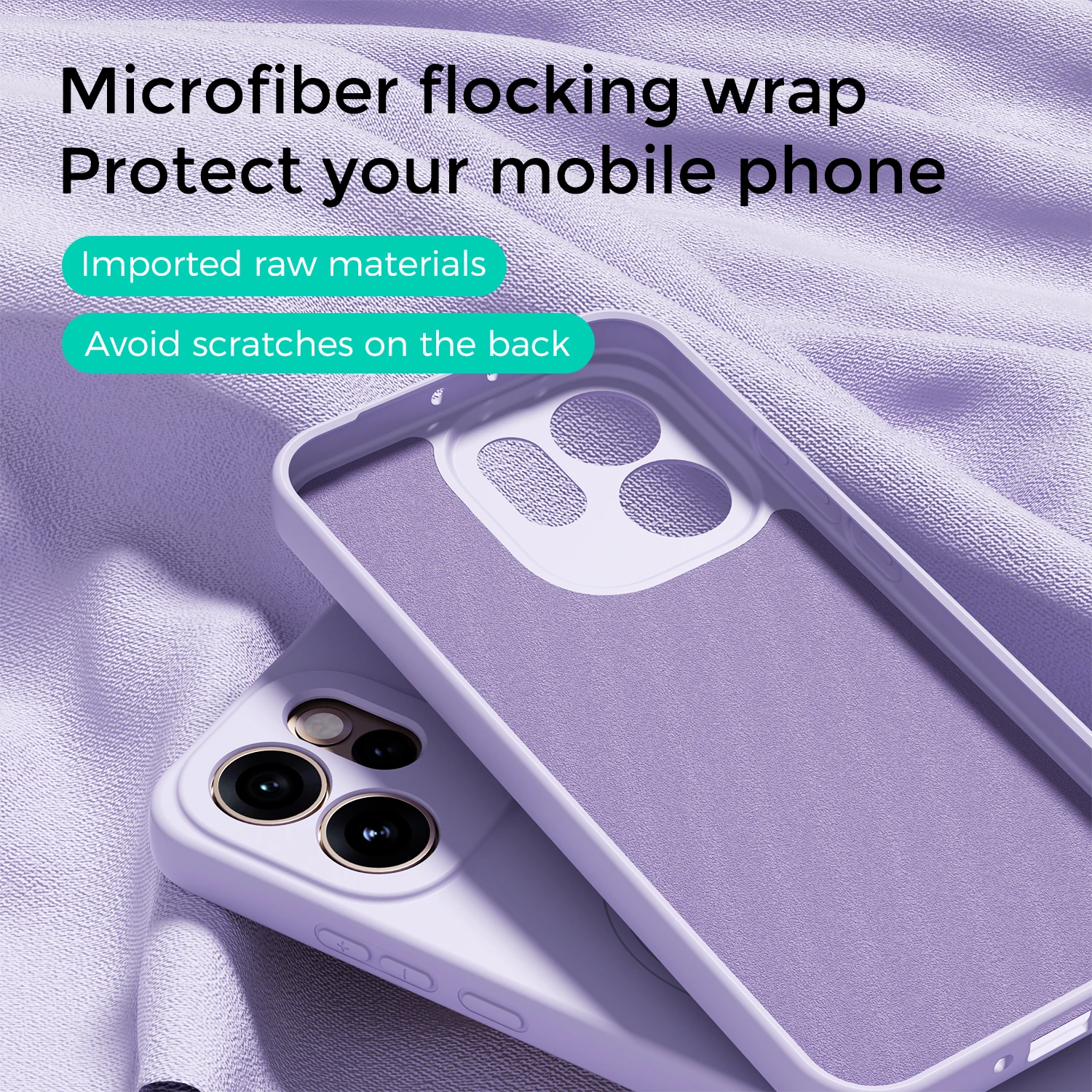 Slim Fit Liquid Silicone Soft Bumper Case with Full Body Protection