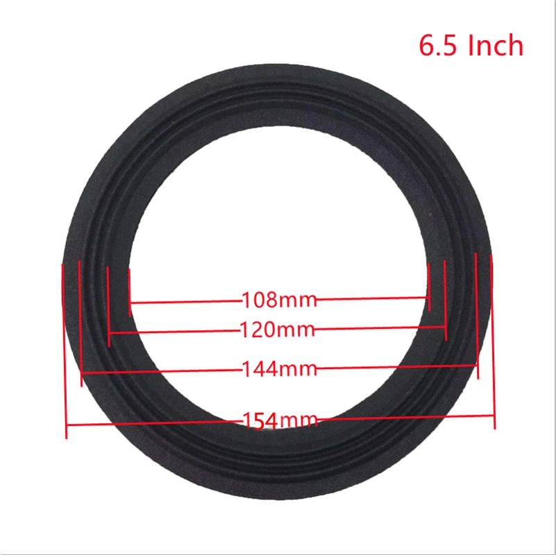 Sourcing Map 4 Piezas De Anillo De Goma Para Altavoz De 4.5 Pulgadas – Reparación De Bordes Para DIY Y Audio