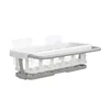 Sponge Holder Kitchen Organizer Dish Drainer Soap Rack Sink Tray Dishcloth Towel Rack Wall Mounted Storage Basket Shelf Kitchen 2