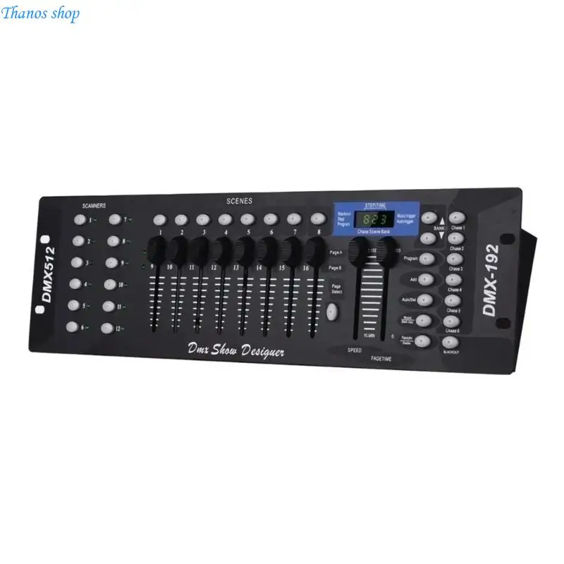 고급 192 채널 DMX512 이벤트 플래너 용 조명 컨트롤러 콘솔 X37A