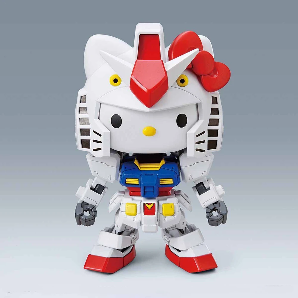 KT.RX-78 RX-78-2 SDH キティ ガンダム フィギュア 2点 ガンダムハローキティ RX-78-2SD アニメフィギュア組立モデル SD
