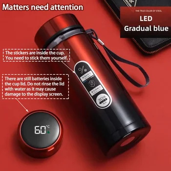 LED Temperature Thermos Bottle 2