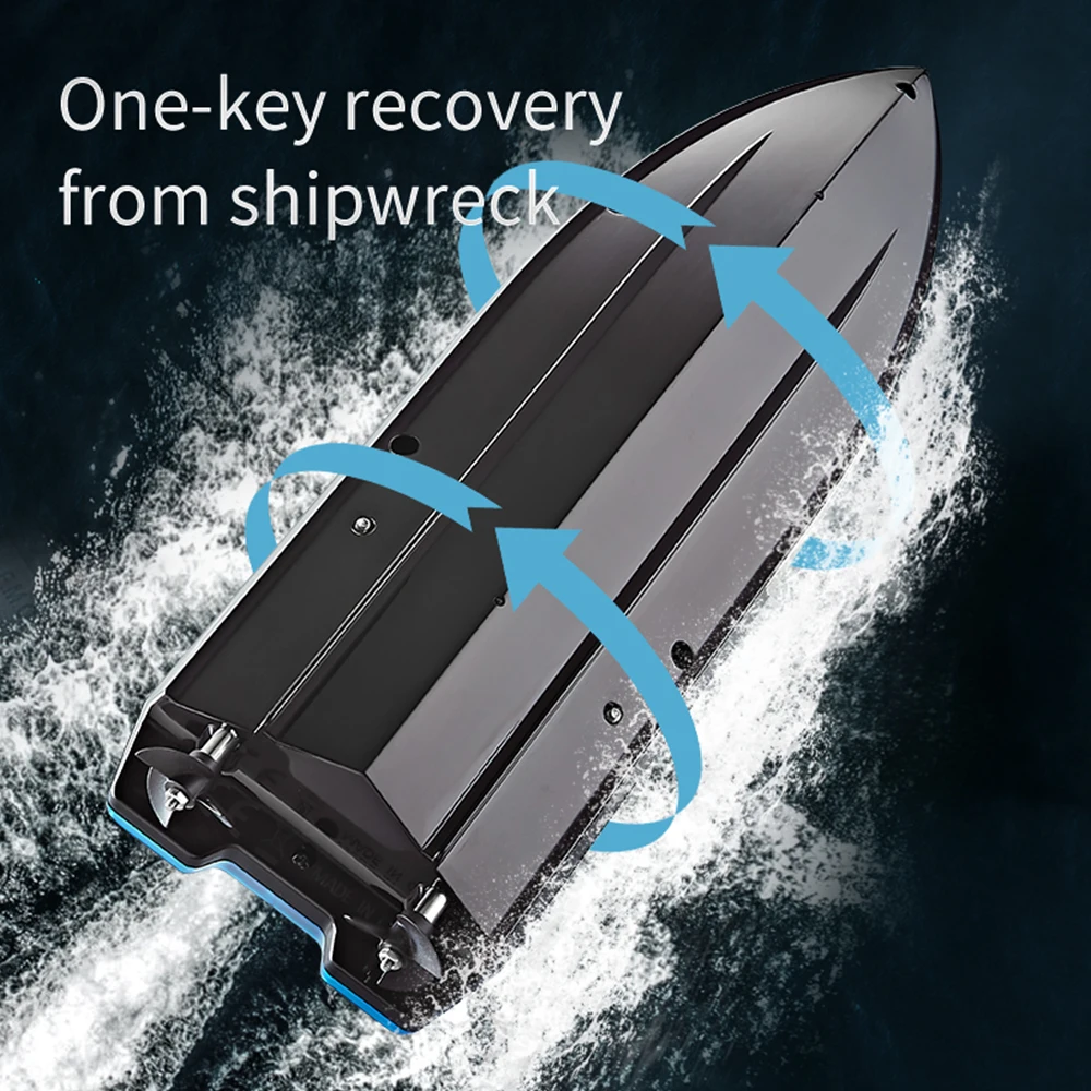 Remote control boat, high-speed boat, high horsepower, boat for water children, kids underwater model toy, boyRC boat with light 6