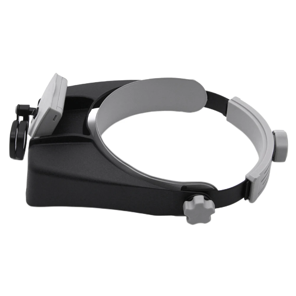Head Mount Magnifier Glasses 1.5X 1.5X 6X 8X Loupe Helmet Magnifying Glass Hands Free Magnifier for Reading Jewelry Watch Repair