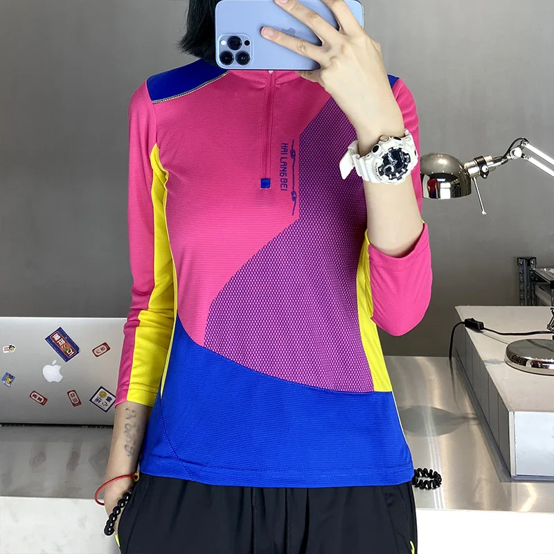 Hiking T-shirt Women Long Sleeve Outdoor Sport Climbing Camping Trekking Shirts