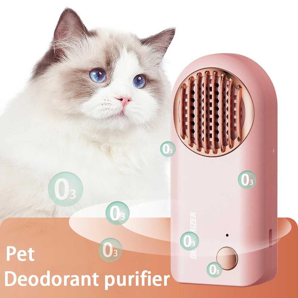 

Smart Cat Odor Purifier For Cats Litter Box Deodorizer Dog Toilet USB-C Rechargeable Air Cleaner Pets Deodorization