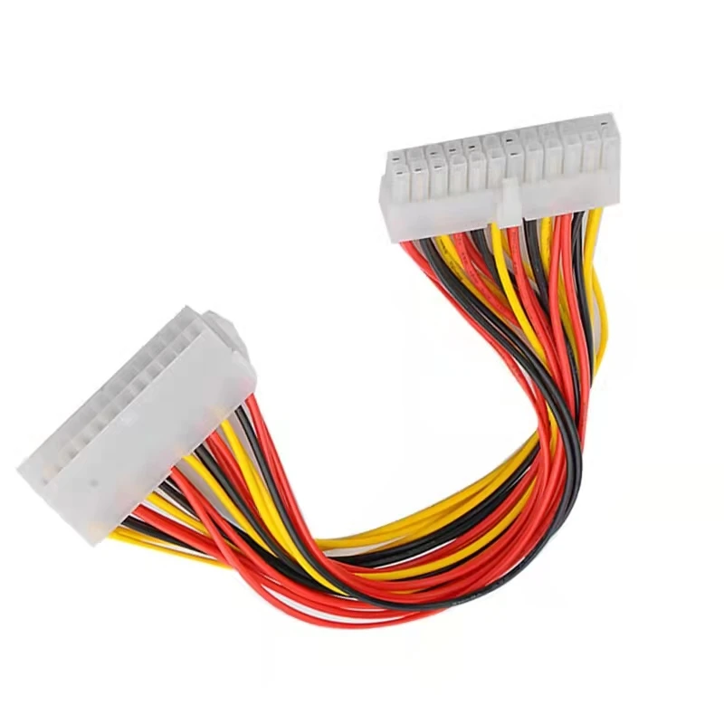 10PCS 24Pin Power Extension Cord 30CM Tinned Copper ATX Power Supply 24 ...