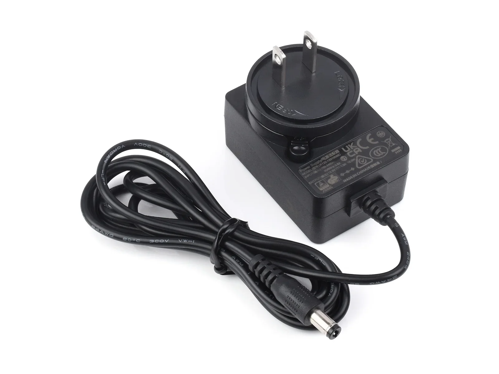 Waveshare   ġ  , 12V/1A, DC  , OD 5.5mm, ID 2.1mm, ̱ EU  ÷ ɼ