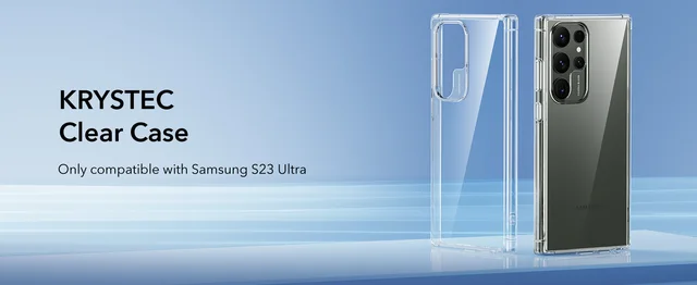 Coque Transparente Krystec™ pour Samsung Galaxy S23 Ultra