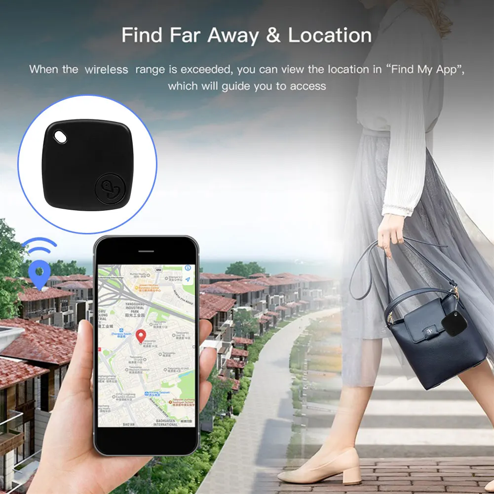 GPS Tracker Hanging Bluetooth-compatible Mini Tracking Device Bluetooth-compatible Tracker Sensitive Phone Stuff Two-way Search