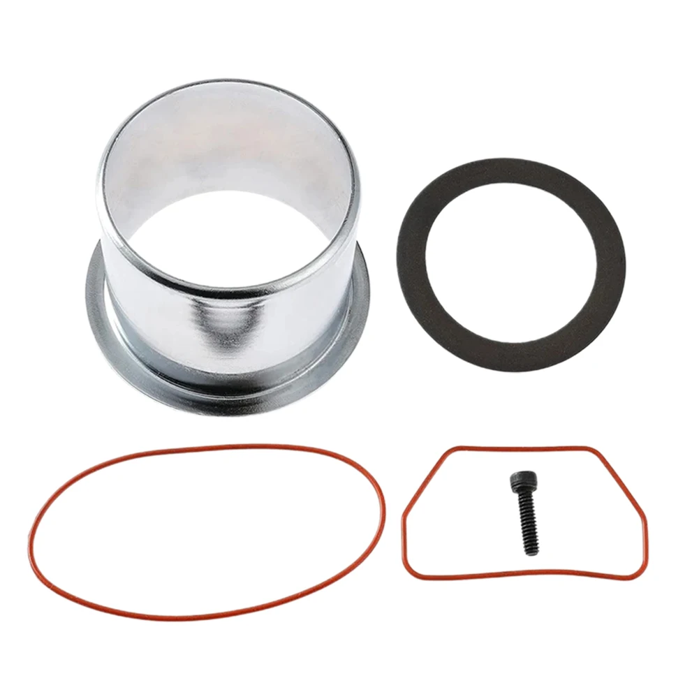 

5pcs Air Compressor Cylinder Sleeve Repair Kit Coated Oil Free Piston Ring Piston Rod Cap Screw For Air Compressor Pumps