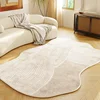 Fluffy Plush Carpet for Living Room, Irregular Shape, Thicken Rugs, Bedroom Decor, Home Floor Mats, Custom Tapete Para Salas 1