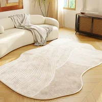 Fluffy Plush Carpet for Living Room, Irregular Shape, Thicken Rugs, Bedroom Decor, Home Floor Mats, Custom Tapete Para Salas 1