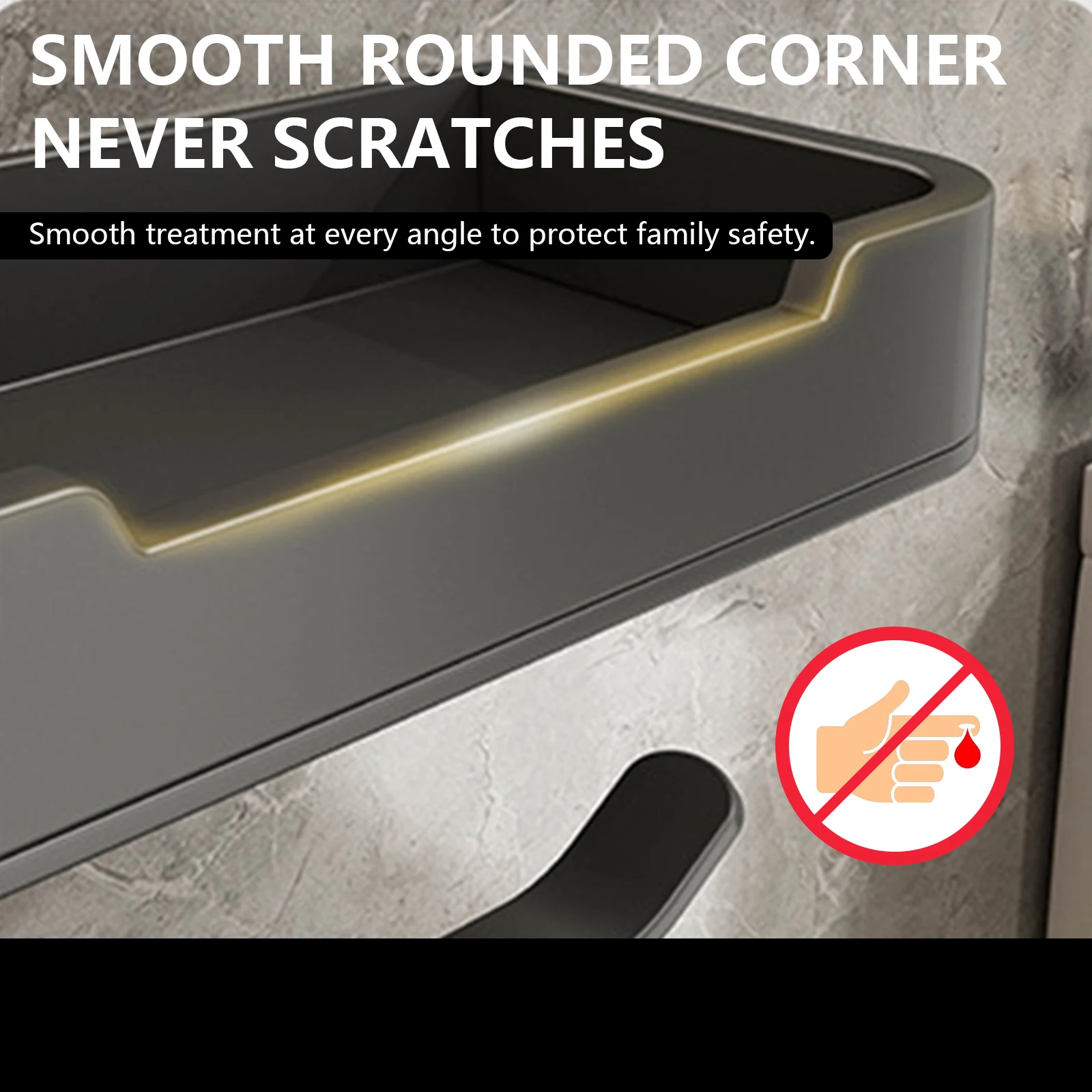 Toilet Paper Holder Space Aluminum Wall Mounted Toilet Paper Roll Holder Bathroom Accessories