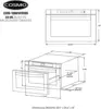 -12  24 in. Built-in Microwave Drawer with Automatic Presets, Touch Controls, Defrosting Rack and 1.2 cu. ft. 5