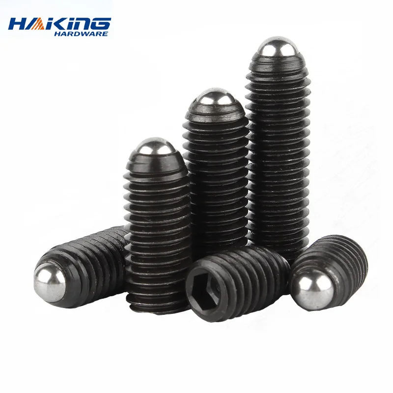 

2-15pcs Hex Hexagon Socket Ball Point Set Screw Carbon Steel M2/M3/M4/M5/M8/M10/M12 Spring Ball Plunger Set Screw