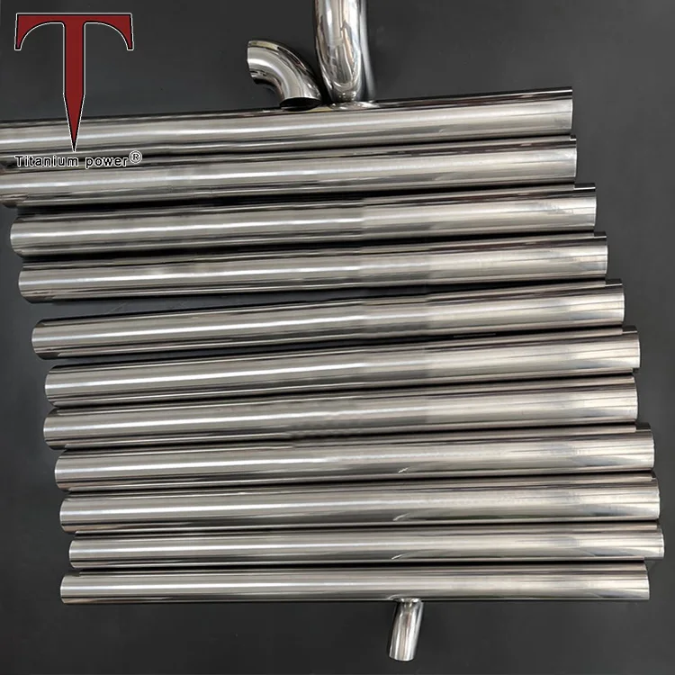 19-47,6mm GR2 Auspuffrohr Ti-Speicherrohr M50i Auspuffrohr gerades Rohr für Auto – Detail 2