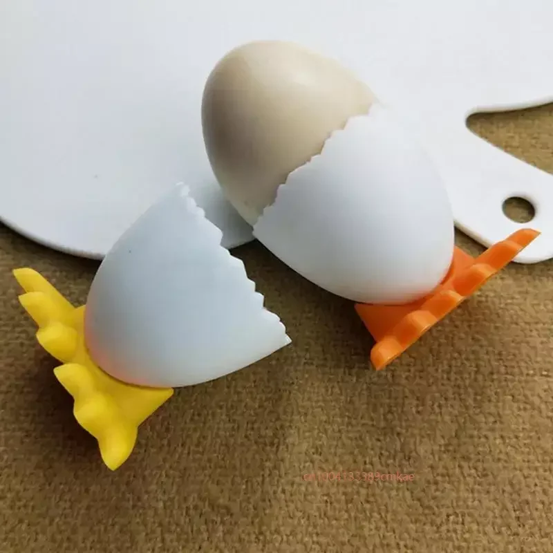 Egg Separator Cute Egg Cup Holder Egg Opener Separator Boiled Stand Chicken Feet Tray Fun Cutlery Kitchen