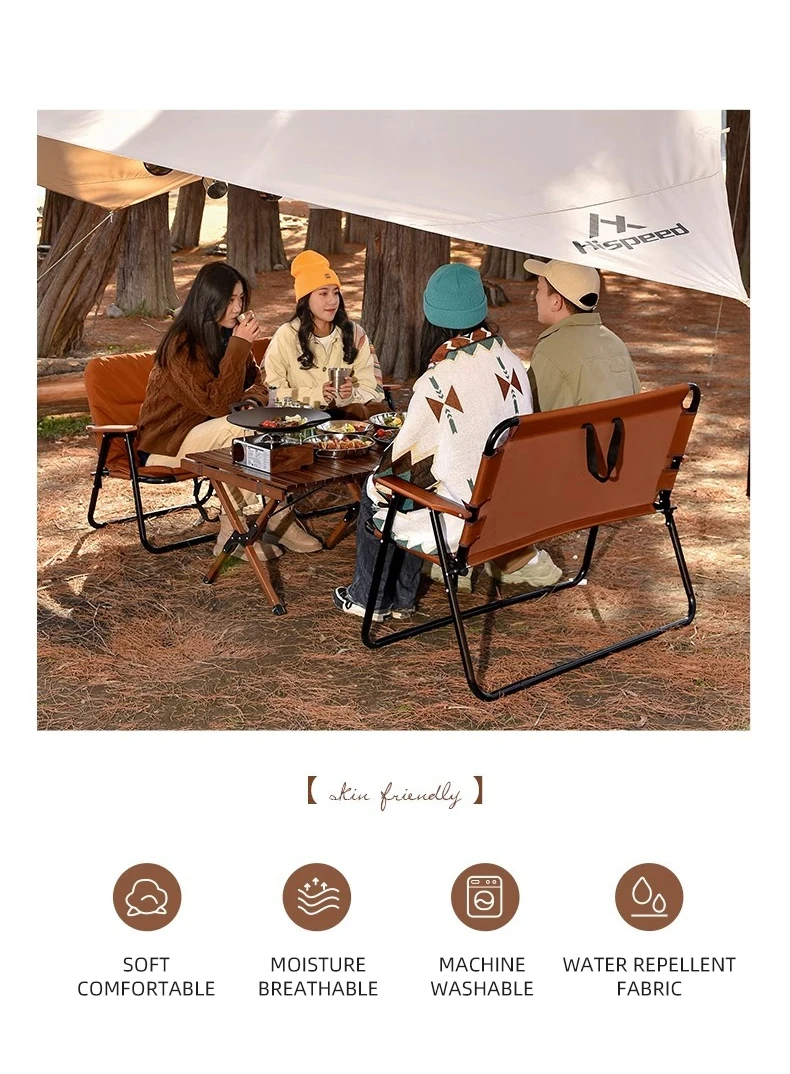 Camping Chair Portable Folding Kermit Chair Wool Cushion Travel Wood Chair Outdoor Picnic Relax Fishing Chair Sofa Cushion 2