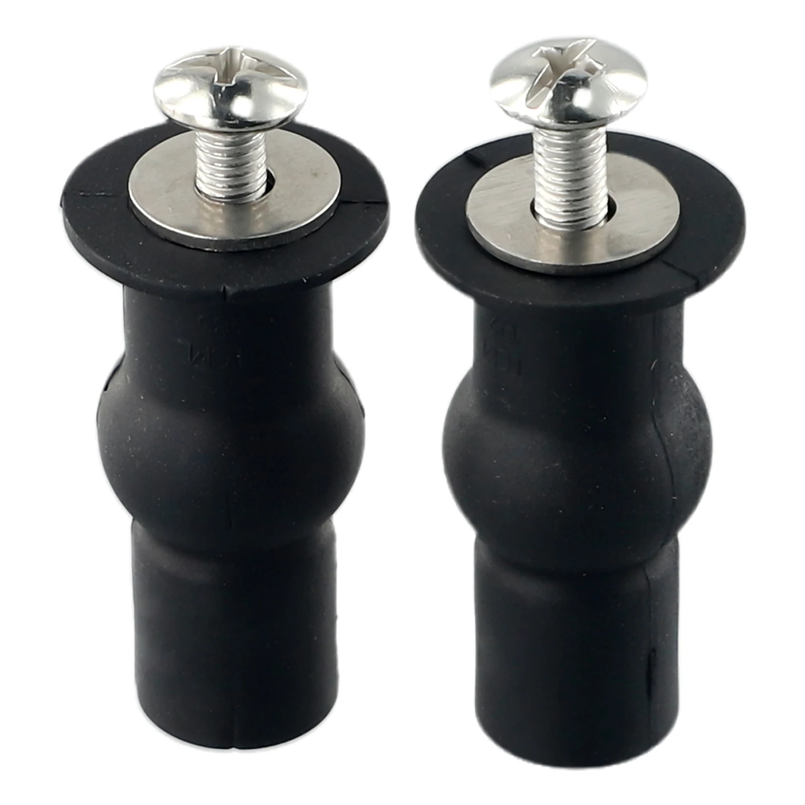 

2pcs Toilet Seat Screws Hinges With Rubber Bungs Non-rust Washer For Broken Old Toilet Seat Bathroom Supplies Hardwares