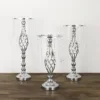 8/ 10 PCS Quisite Flower Vase Twist Shape Stand Golden/ Silver Wedding/ Table Centerpiece Road Lead Home Decor 6