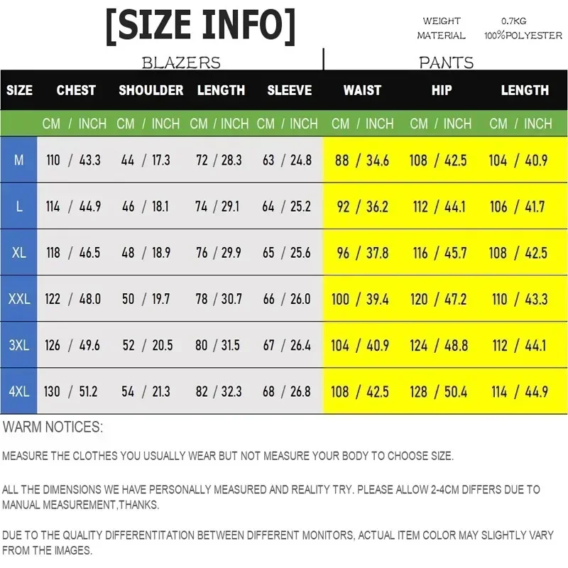 Men's Christmas Suits 2 Pieces Blazers and Trousers Santa Claus Print Slim Fit Men Suit Sets New Year Party Stage Mens Clothing