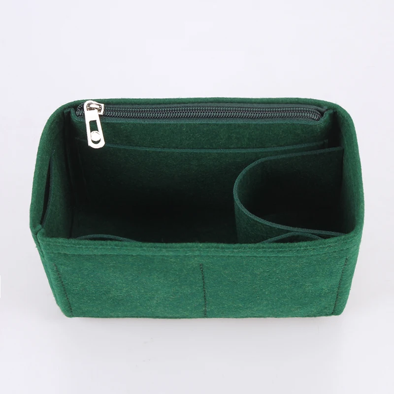 Fits For Goyard ANJOU Mini Felt Cloth Insert Bag Organizer Makeup Handbag Travel Inner Portable Cosmetic Original Organize Bags Felt Bag Organizer