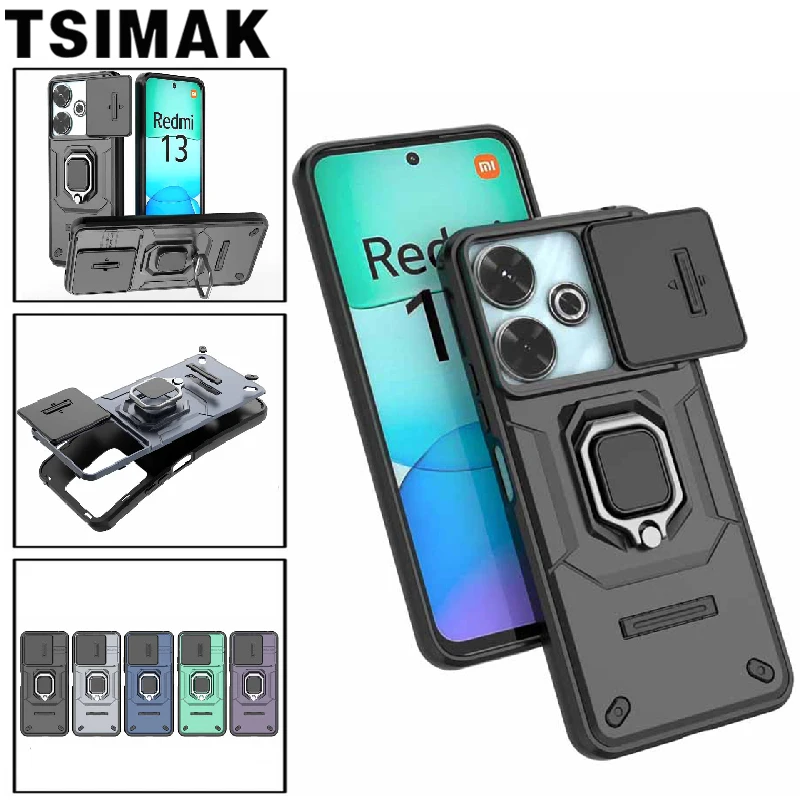 Shockproof Armor Magnetic Holder Phone Case