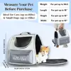 Cat Backpack, Pet Backpack Carrier for Small Dogs and Small to Medium Cats, Travel Pet Carrier with Soft Padded, Reinforc 3