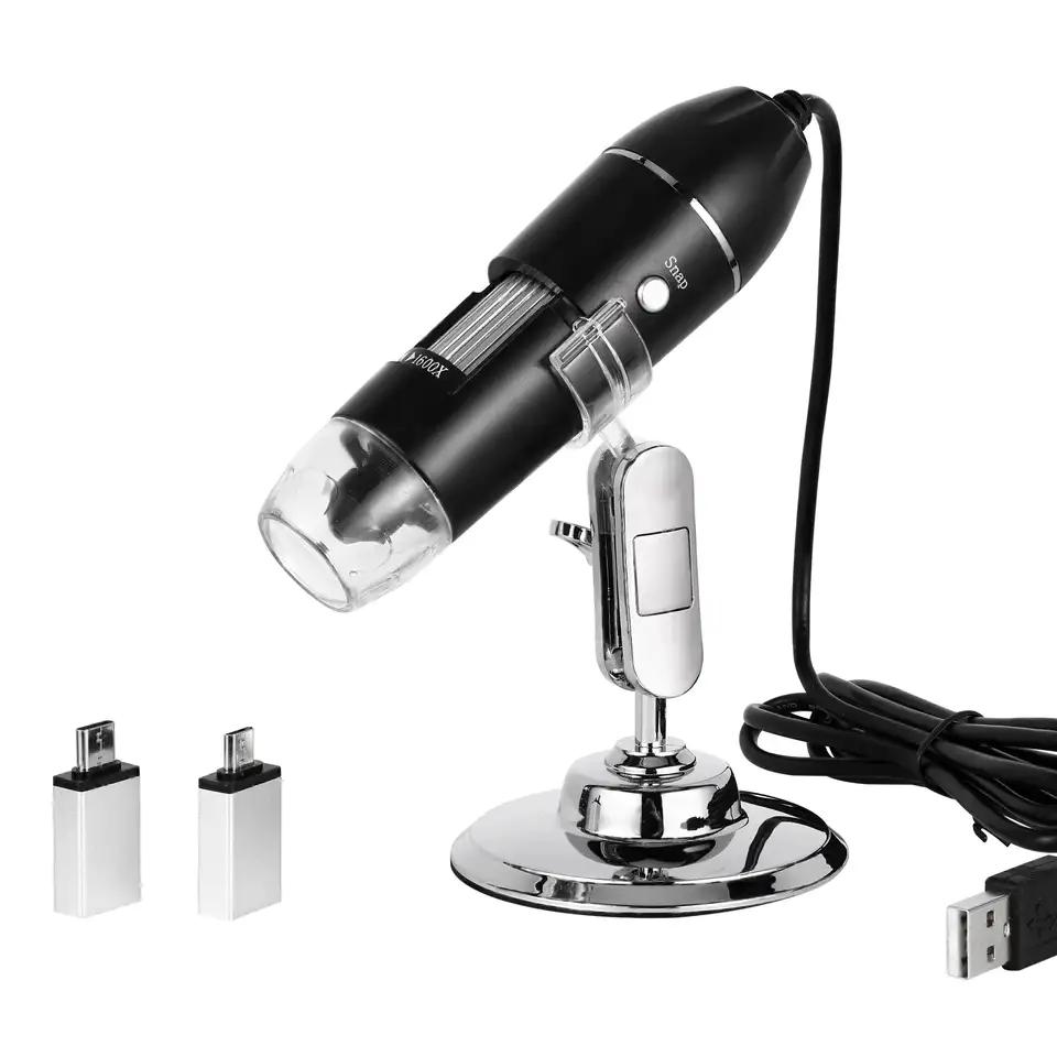 Hayve 1600X USB Microscope 1080P HD Soldering Microscope with 8LEDs Compatible with Android, Mac, Windows (X4) image 7