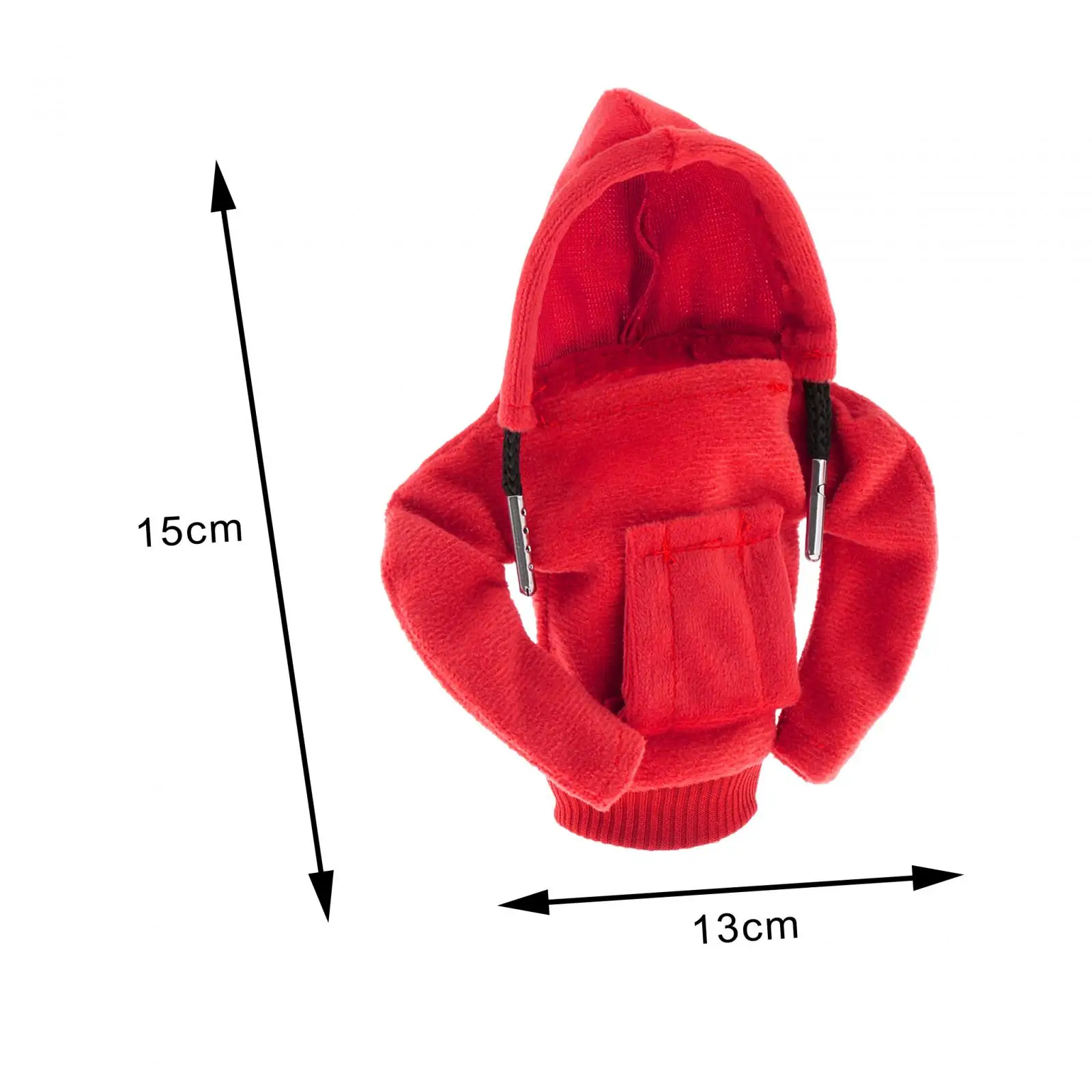 Copri Pomello Cambio Felpa Con Cappuccio - Rivestimento Caldo E Regolabile Per Auto, Multicolore - Foto 13