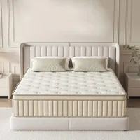 Queen Mattress, 12 Inch Hybrid Gel Memory Foam Mattress with Individually Wrapped Pocket Coils, Medium Firm Support 1