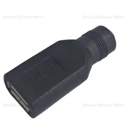 USB 2.0 Male Plug Adapter with 5V DC Power Connector, 5.5*2.1mm (USB female)