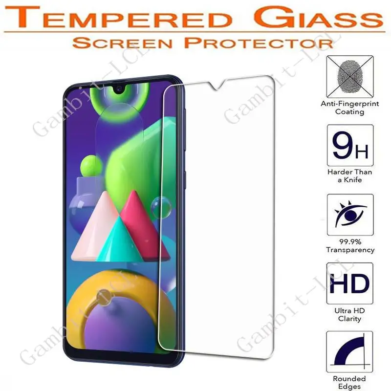 Защитная пленка из закаленного стекла для Samsung Galaxy F52 5G F62 M02 M02s M12 M22 M21 M32 M42 M52 M62 Xcover 4 4S 5 Pro