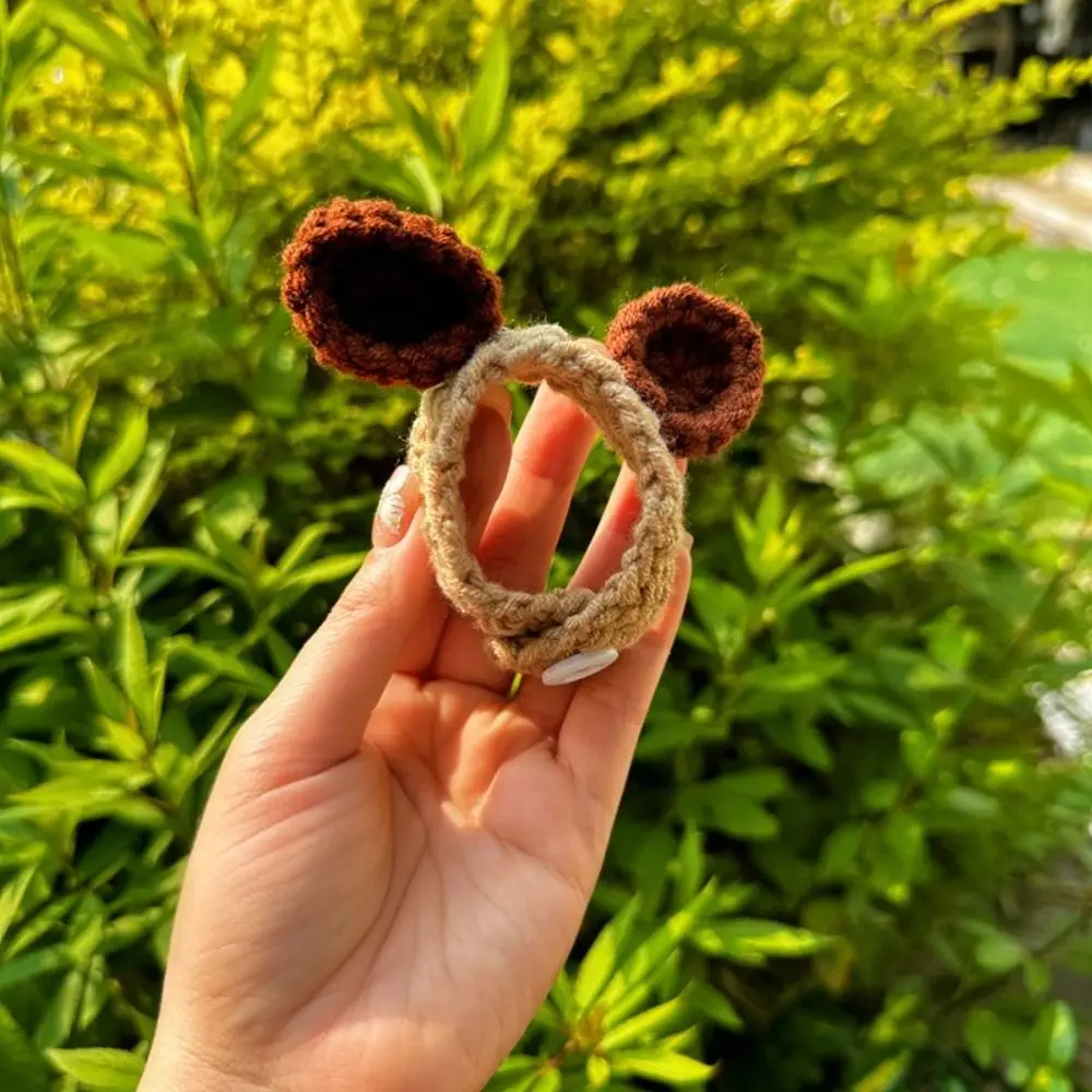 High Quality Fashion Knitted Hat Candy Color Mini Casual Wear Hat Cute Animal Doll Hat for 10cm Cotton Dolls